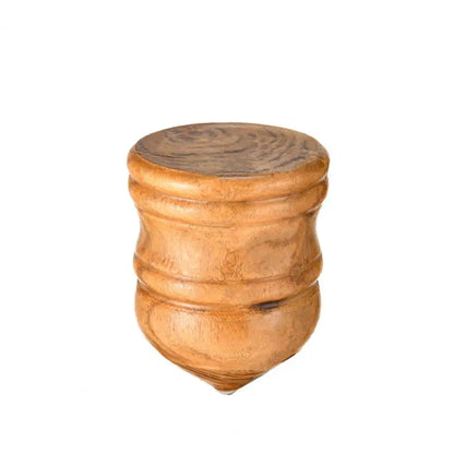 Indoor/Outdoor Wooden Spinning Top with Whip Rope Toy for Kids