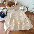 Girls' Long-Sleeved Soft Winter Sweater childrensterritory