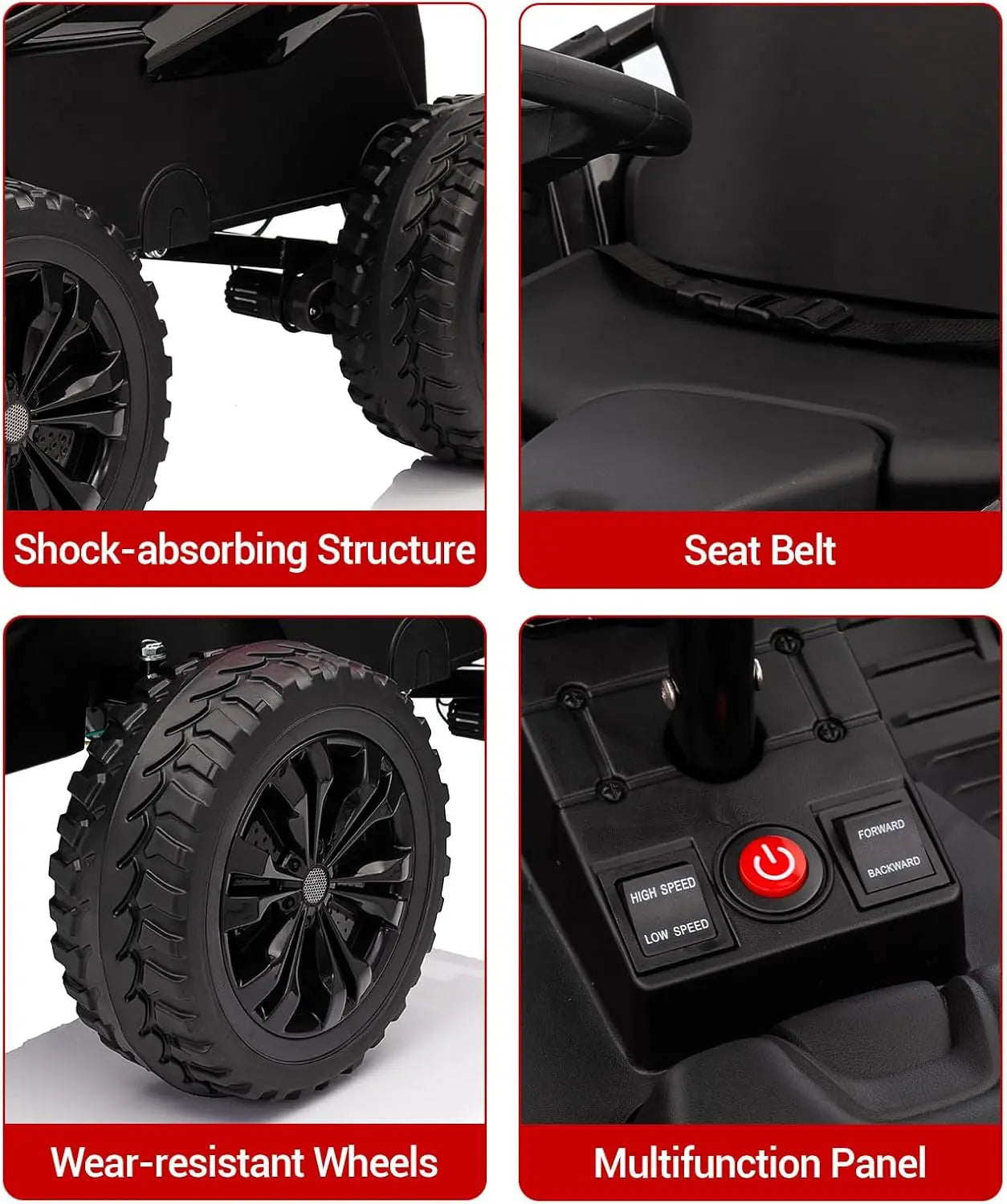 16'' 24V Ride On Electric Utv Car with Remote Control