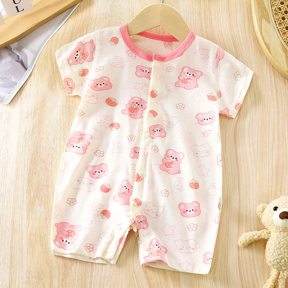 Baby Boys Breathable Stylish Cartoon Romper Sets