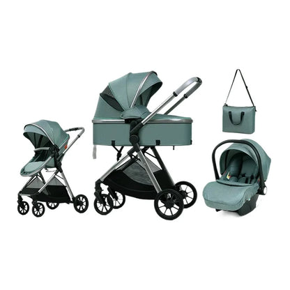 3-in-1 Multipurpose, Lightweight Infant Stroller with Car Seats childrensterritory