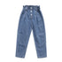 Casual High Waist Elastic Denim Pants for Girls childrensterritory