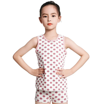 Kids Girls 8pcs Sleeveless Tank Tops and Shorts Set for Summer childrensterritory