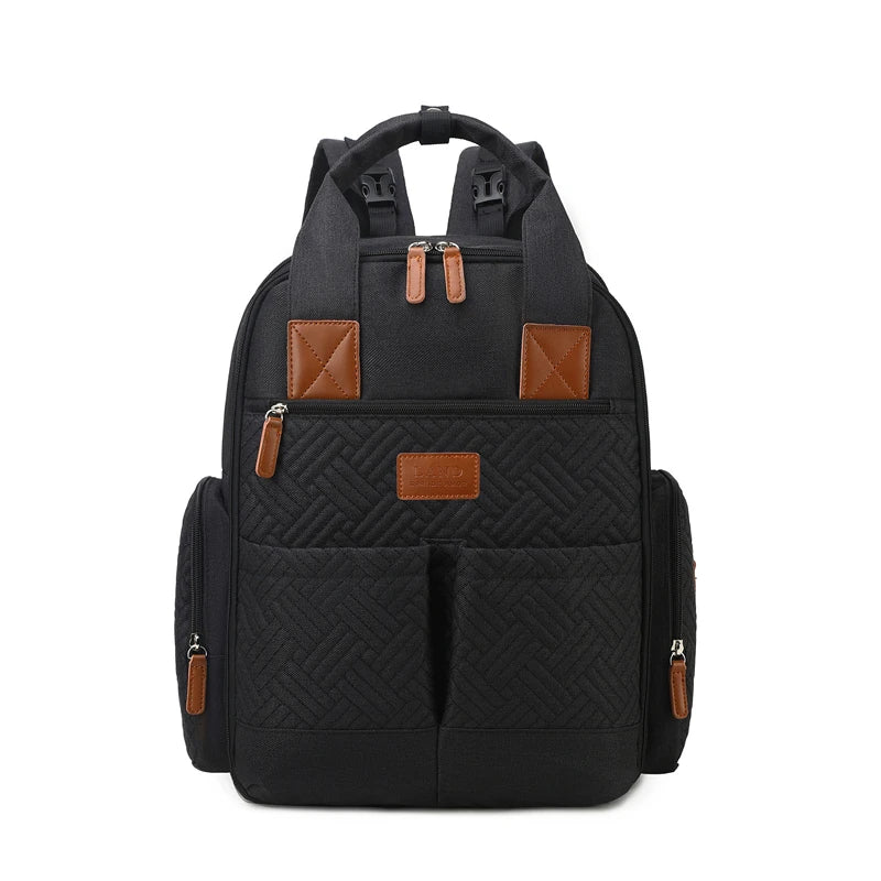 Waterproof Multi-Functional Diaper Backpack Stroller Bag