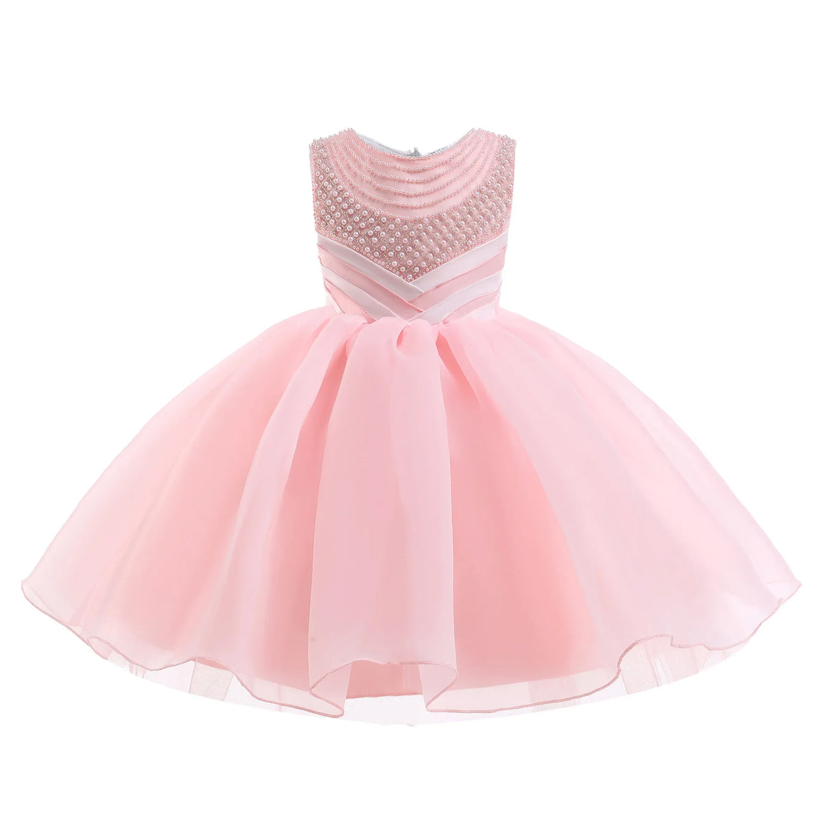 Elegant Bridesmaid Beading Design Girls Bridesmaid Dress