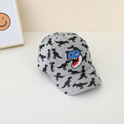 Kids Dinosaurs Embroidered Adjustable Outdoor Sports Hats childrensterritory