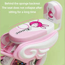 Cute Cartoon Design Folding Kids' Bicycle with Training Wheels childrensterritory