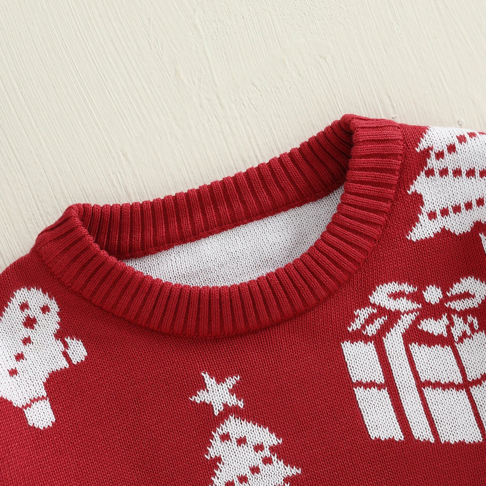 Baby Kids Long Sleeves Christmas Design Winter Sweater
