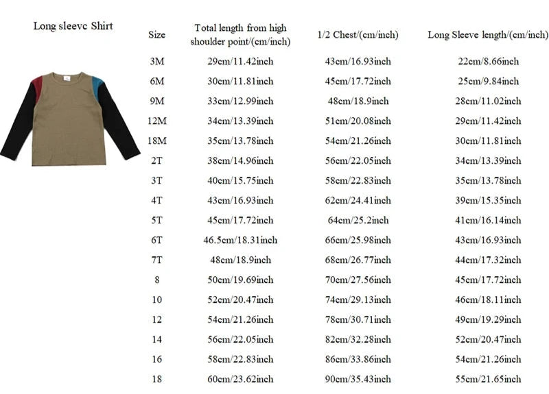 Color Block Casual Family Matching Fall Winter Outfits childrensterritory