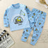 Kids Cartoon Print Casual Winter Clothing Set childrensterritory