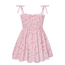 Kids Girl Sleeveless Floral Sling Summer Dresses childrensterritory