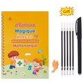 French Letter and Number Practice Copybook for Kids
