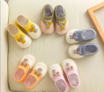 Baby Cartoon Pattern Non-slip Cotton Floor Socks childrensterritory