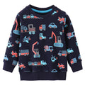 Long Sleeve Stars Cartoon Print Kid Boys Girls Sweatshirts childrensterritory