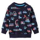 Long Sleeve Stars Cartoon Print Kid Boys Girls Sweatshirts childrensterritory