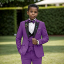 Kids Boys Slim Fit Formal 4 Pieces Wedding Outfit childrensterritory