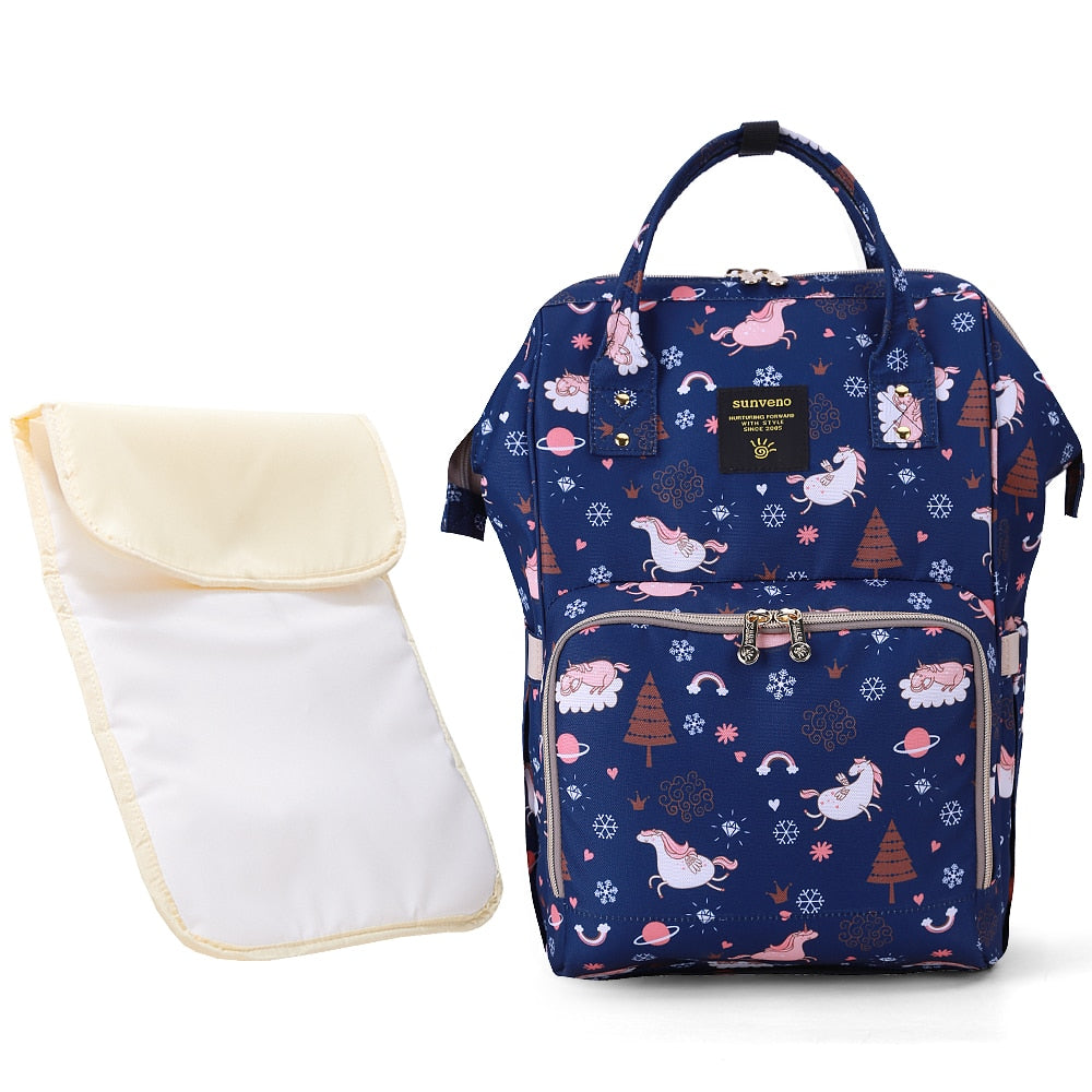 Designer Large Capacity Baby Nappy Bag /Travel Backpack childrensterritory