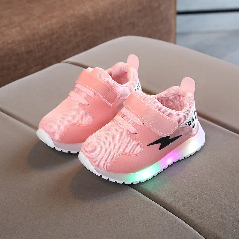 Breathable Kids Luminous Tennis Sports Shoes childrensterritory