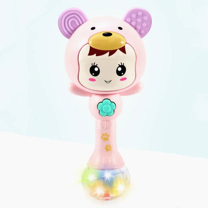 Baby Musical Rattle Hammer Toy with LED Lights childrensterritory