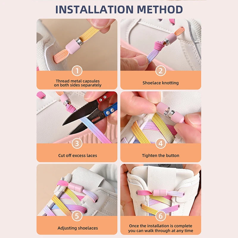 Pearl Light Design Colorful Buckle Shoelaces for Kids Shoes childrensterritory