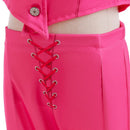 Kids Girls Starry Vest Top Pants Scarf Barbie Costume for Halloween