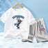 Kids Boy Funny Shark Print T-Shirts and Half Pants Set childrensterritory