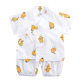 2PCS Cute Cartoon Print Baby Top + Shorts Home Wear Sets childrensterritory
