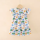 Kids Girls Floral Summer Princess Party Dresses childrensterritory
