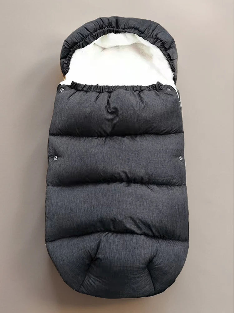 Warm, Plush-lined Lined Baby stroller Foot Covers childrensterritory