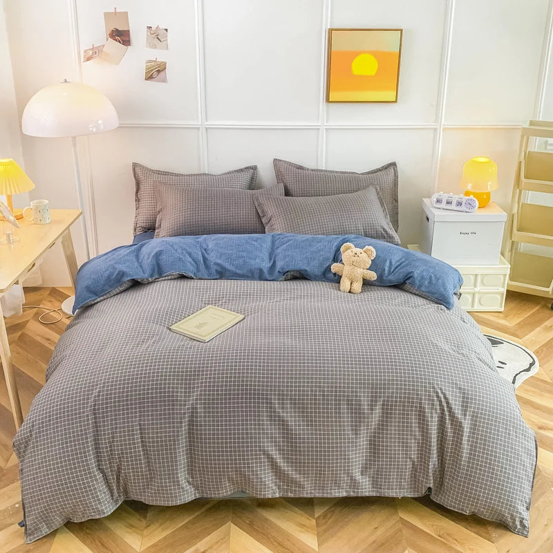 3/4-piece Cartoon Floral Print Soft Bedding Set For Home childrensterritory