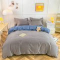 3/4-piece Cartoon Floral Print Soft Bedding Set For Home childrensterritory