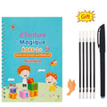 French Letter and Number Practice Copybook for Kids