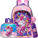 Full Size Cartoon School Backpack Set for Kids Girls childrensterritory