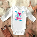 "My 1st Easter" Latter Print Baby Long Sleeve Easter Bodysuit childrensterritory