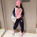 Cartoon Rabbit Pattern Girls Casual Sports Suit childrensterritory
