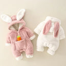 Baby Kids Rabbit Design Warm Soft Rompers childrensterritory