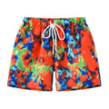 Cartoon Print Kids Boys Summer Swimming Trunks