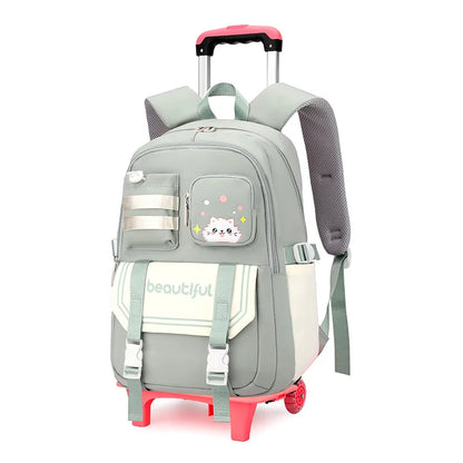 Kids’ Stylish Multicolor Travel Trolley Bag childrensterritory