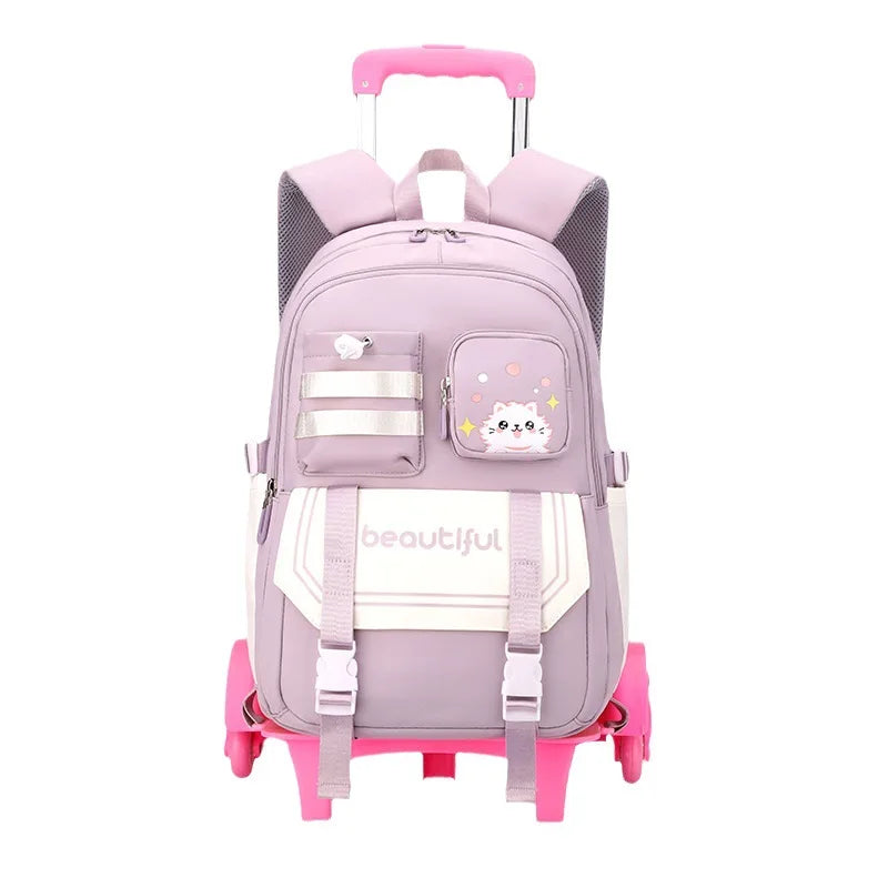 Kids’ Stylish Multicolor Travel Trolley Bag childrensterritory