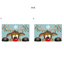 Santa Claus Snowflake Christmas Window/Wall Decals childrensterritory
