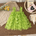 Baby Girls Butterfly Embellished Sweet Princess Dresses