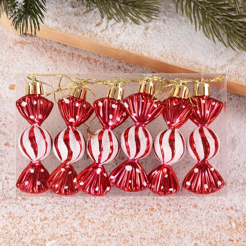 6pcs Christmas Tree Hanging Ornaments for Home childrensterritory