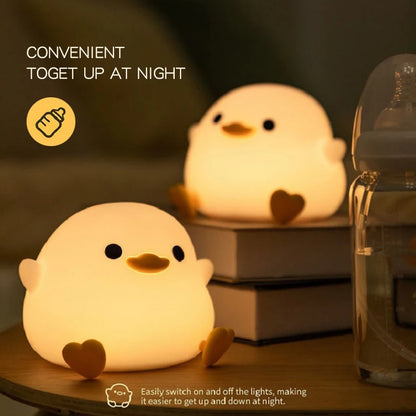 Automatic 1pc Duck Night Light for Kids Room childrensterritory
