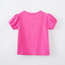 Kids Girls Hipster Cartoon Print Casual T-Shirt For Summer childrensterritory