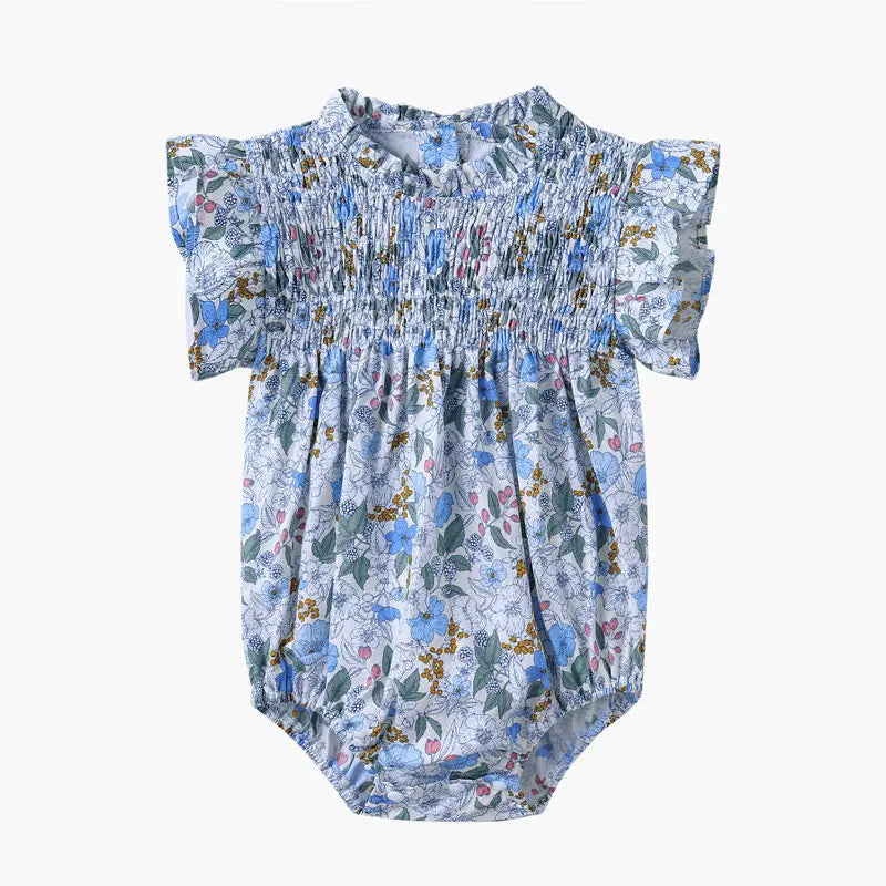 Sister and Brother Matching Cotton Floral and Knitted Clothes Set childrensterritory