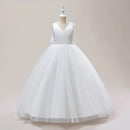 A-Line Back Big Bow First Communion Dresses for Girls