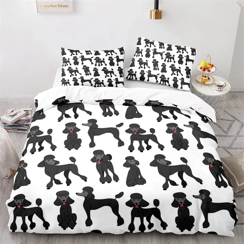 3D Cartoon Animal Print Microfiber Kids Bedding Sets