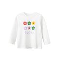 Girls' Cartoon Print Long Sleeves Stylish Tops childrensterritory