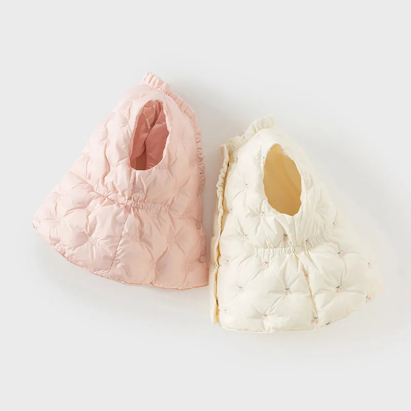 Waterproof Sleeveless Little Girls Cotton Down Jackets childrensterritory