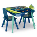 Kids' Storage-Compact Dinosaur Table and Chair Set childrensterritory